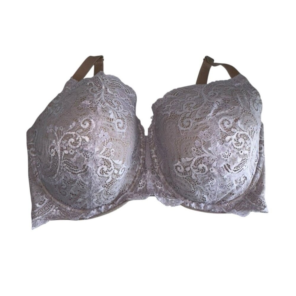 ThirdLove Lace Full Cup Bra in Taupe Lace